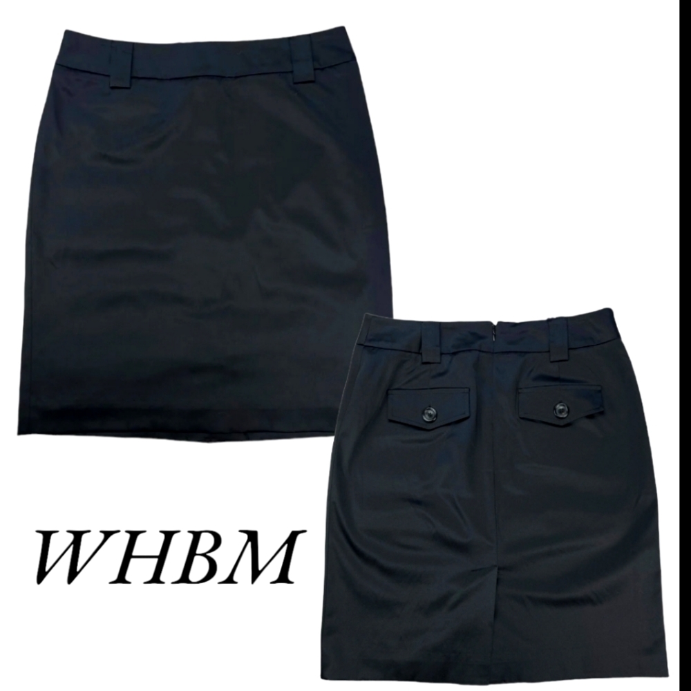 WHBM Split Back Pencil Skirt Sz 2